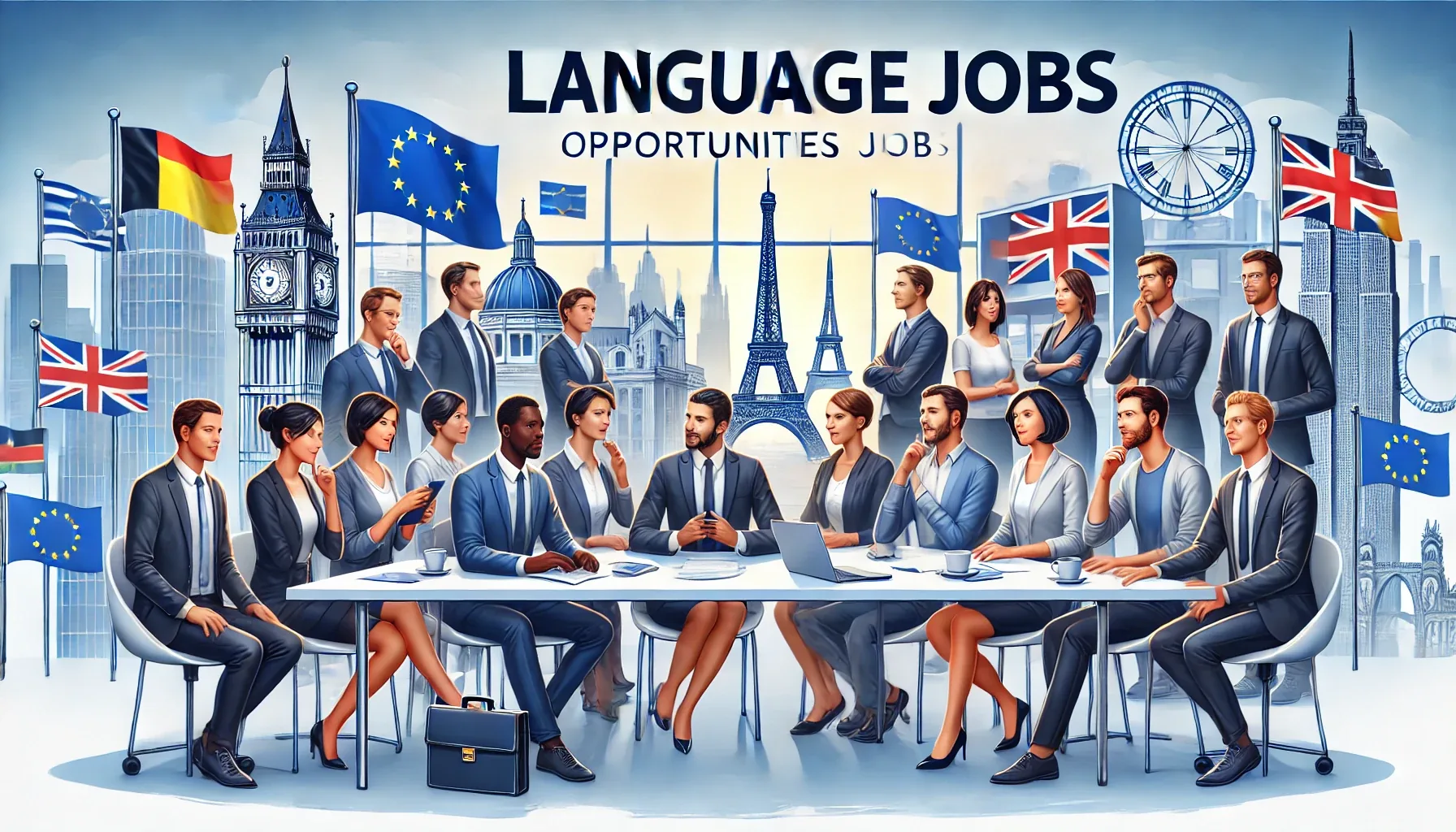 International professionals collaborating